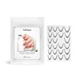 EELHOPE black French gradient nail stickers, 23 patches per sheet for easy DIY manicure - Black / 23 Patches