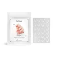 EelHope witte French gradiënt nagelsticker patches set met 23 stuks voor DIY manicure - Wit / 23 Patches