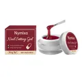 Nymixa Berry Red Nail Setting Gel and packaging for professional DIY nail art designs. - 5g / Berry Red