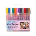 Juego de 12 rotuladores de nail art al agua para grafitis DIY y diseños de manicura - 12 Piezas