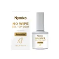 Nymixa επαγγελματικό no wipe gel top coat βερνίκι νυχιών 7.5ml με κομψό λευκό κουτί συσκευασίας - 7.5ml