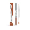 EelHope gloss essenza labbra a doppia punta con matita labbra e applicatore a pennello - Matita Labbra Doppia (EH-A01-0117) / 2.3g / Mandorla d'Avena