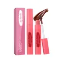 Zephoco matte peel-off lipliner in donkerbruine kleur met roze verpakking - 3.8ml / Cacao