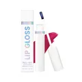 Peel-off lipgloss in Bright Plum kleur met luxe holografische verpakking - 4ml / Helder Pruim