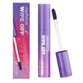 Professional zephoco color changing peel-off lip gloss in Rose Pink shade for glossy lip makeup - 3.5mL / Rose Red