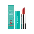 Pintalabios suavizante profesional Zephoco rojo ladrillo con elegante envase cian - 3.8g / Rojo Ladrillo
