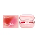 Hydrating dual-color lip jelly in a pink compact case with matching gift box set - 5g / #03 Red + Pink
