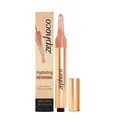 Zephoco feuchtigkeitsspendender Lip Plumper in Hellbraun mit Gold-Metallic-Stiftgehäuse - 3g Packung / Hellbraun