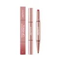 zephoco doppelseitiger matter Lippenkonturenstift und Farbstift in klassischem Rot Make-up - Doppelendiger matter Lippenstift / Rot
