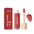 Zephoco halo shine shimmer lip gloss in True Red with luminous finish and packaging - 4.00g / True Red