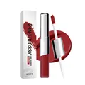 Hoogwaardige 2-in-1 pruimrode glanzende lipgloss met dubbele applicator en verpakking - 5g / Pruimrood