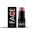 Zephoco Rose Pink cream blush stick for face makeup in minimalist black packaging - Blush Stick / 6.00g / Rose Pink