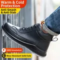 Schwarzer 10kV isolierter Sicherheitsstiefel mit warmem Futter und pannensicherer Sohle - 35 / 6017 10kV Isolierter Stil mit Fleece-Futter / Schwarz