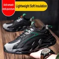 Zapatos de seguridad hombre aislados 10kv transpirables con protección anti-aplastamiento - 36 / Estilo Aislado 302 Anti-Aplastamiento y Anti-Perforación / Negro