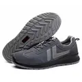 High-quality grey steel toe safety shoes with 10kv insulation and anti-puncture sole - 35 / 10kV Insulated Anti-Smash Puncture-Proof Style (6042) / Dark Gray
