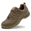 Breathable brown 10kV insulated safety shoes with steel toe for anti-puncture protection - 35 / Mesh 10kV Insulated Style (6059) / Brown
