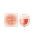 Zephoco orange silky powder blush 10g net weight in elegant round compact and box - 10.00g / Orange