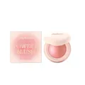 Zephoco Soft Pink smooth powder blush for a natural glow finish in branded packaging - 10.00g / Soft Pink