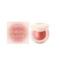 zephoco orange-red powder blush, 10g long-lasting silky cheek tint for natural makeup - 10.00g / Orange Red