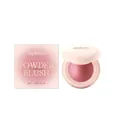 Professional Zephoco crimson powder blush 10g in an elegant pink product box - 10.00g / Crimson