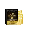 EELHOE 24K gold eye mask set for hydrating and firming the delicate eye skin area. - 10 Pairs/Pack