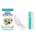 Oralhoe gentle coconut oil teeth whitening strips set with 7 pieces and shade guide. - Whitening Strips and Shade Guide Set