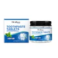 Pastilles de Dentifrice à la Menthe Oralhoe 62 Unités pour Blanchiment et Haleine Fraîche - Bouteille Et Boîte / 62 Pièces/Paquet / Comprimés à la Menthe