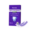 Feimuko teeth whitening strips 14 count with coconut oil and mint extracts for sensitive teeth - 14 Pieces/Pack