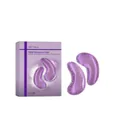 Radiant moisturizing purple hydrogel eye patches with PDRN and Niacinamide in a 6-pair pack - 6 Pairs Set / Purple