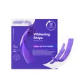 Professional purple teeth whitening strips with mint flavor for dental care and brightening - 14 Pieces/Pack / Purple