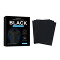 Premium black garment darkening tablets for clothes color repair and fabric restoration - 10 Pieces / Black