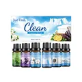 Set de 6 aceites esenciales para lavandería Jue Fish con aromas para ropa fresca y limpia - 60ml (10ml*6)