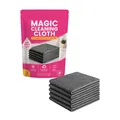 Confezione da 5 panni magici grigi per la pulizia delle superfici con sola acqua. - 5 Pezzi / Grigio