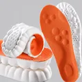 Atmungsaktive Popcorn-Dämpfungssohlen mit orangem Mesh und weißer E-TPU-Basis - 35/36 / Orange