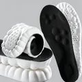 Atmungsaktive Popcorn Dämpfungssporteinlagen mit weichem schwarzem Mesh und weißem TPU - 35/36 / Schwarz