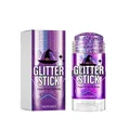 Bâton cosmétique à paillettes violettes visage cheveux corps en boîte Halloween - 16.00g / Violet