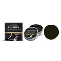 100g Jaysuing leather polishing care wax with applicator for high-gloss shine and protection - 100g (With Sponge)