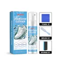 100ml foam shoe cleaner set with towel, brush, and sponge for white sneaker cleaning - Foam Cleaner: 100ml*1, Sponge*1, Towel*1, Brush*1