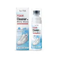 Jue Fish white shoe foam cleaner with brush head 100ml for efficient decontamination - 100ml