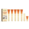 Jue Fish 6-piece crevice cleaning brush set for bathroom sinks and narrow window gaps - 6 Pcs Set