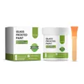 Jue Fish 100g wasserbasierte Milchglasfarbe Set mit Pinsel für Fenster Sichtschutz - 100g Mit Bürste