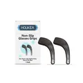 HOUKEA non-slip black silicone glasses grips for sports and daily stability, 1 pair. - 1 Pair Pack / Black