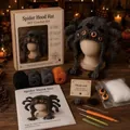 Kit complet de crochet pour bonnet monstre araignée avec laine et instructions - Style Monstre Araignée