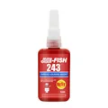 Jue-Fish 243 medium strength anaerobic thread locking adhesive agent in 50ml red bottle - 50ml
