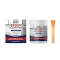 Grey water-based epoxy floor paint kit with primer and brush for marble floor repair - 100g With Brush
