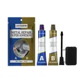 Kit de adhesivo para reparación de metales Jaysuing de alta resistencia con tubos de cola A y B - Pegamento A 25g Y Pegamento B 25g Con Bandeja De Mezcla Y Varilla De Agitación