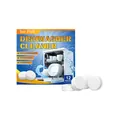 Jue Fish dishwasher cleaner tablets, 12 pieces for powerful deep cleaning - 12-Piece Set