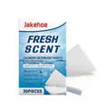 Jakehoe 30 φύλλα απορρυπαντικού ρούχων με φρέσκο άρωμα για πλυντήρια - Συσκευασία 30