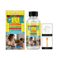 Dowmoo 30ml jigsaw puzzle glue set with applicator brush and protective gloves - 30ml Glue Set With 1 Pair Gloves And 1 Brush