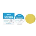 Jakehoe white shoes cleaning cream kit with sponge for water-free shoe care 100g/3.53oz - 100g Cleaning Cream + Sponge Set